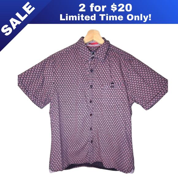 [Sale: 2 for $20!] Lon NYC Button-Down Shirt – Medium, Excellent Condition 0033 - Picture 1 of 11